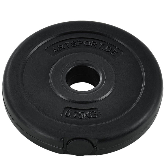 Dumbbellset - Totaal 30kg - 2 stuks - Zwart - Afbeelding 7
