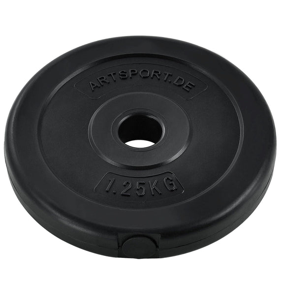 Dumbbellset - Totaal 30kg - 2 stuks - Zwart - Afbeelding 8