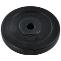 Dumbbellset - Totaal 30kg - 2 stuks - Zwart