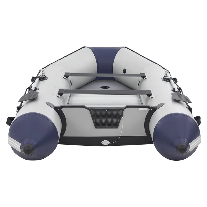 Opblaasboot / Rubberboot / boot - 2 banken - Grijs - Incl. 2 peddels ...