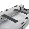 Opblaasboot / Rubberboot / boot - 2 banken - Grijs - Incl. 2 peddels
