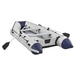Opblaasboot / Rubberboot / boot - 2 banken - Grijs - Incl. 2 peddels