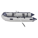 Rubberboot - Opblaasboot - 2 banken - Grijs - Incl. 2 peddels