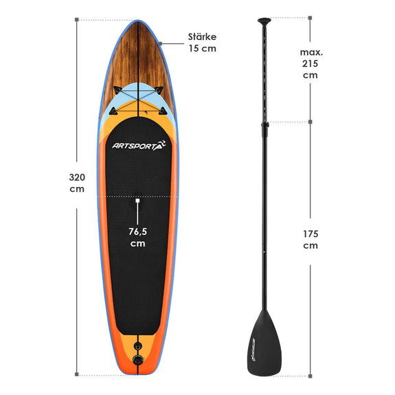 Opblaasbaar SUP Board - Beach Rocker - Incl. toebehoren - Afbeelding 23