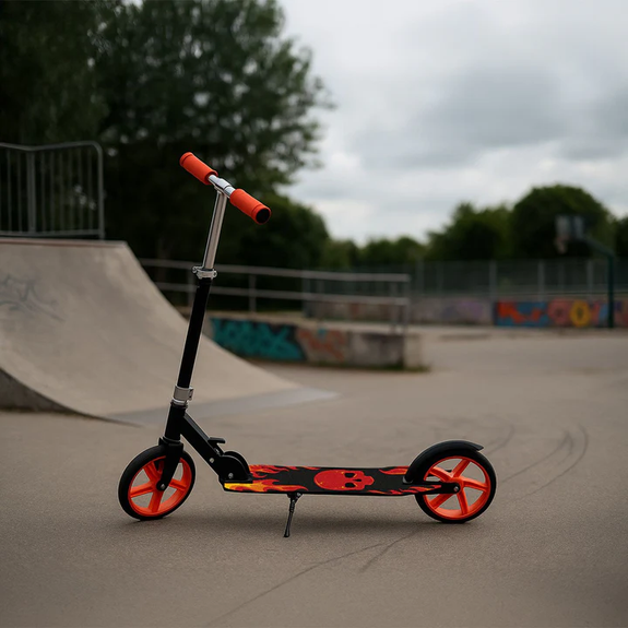 Inklapbare Step / Scooter - Fire - XXL Wielen - Afbeelding 2