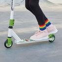 Stuntstep Futuristisch in Wit Groen Hawaï