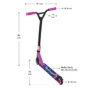 Stuntstep Galactic Cruiser in paars zwart
