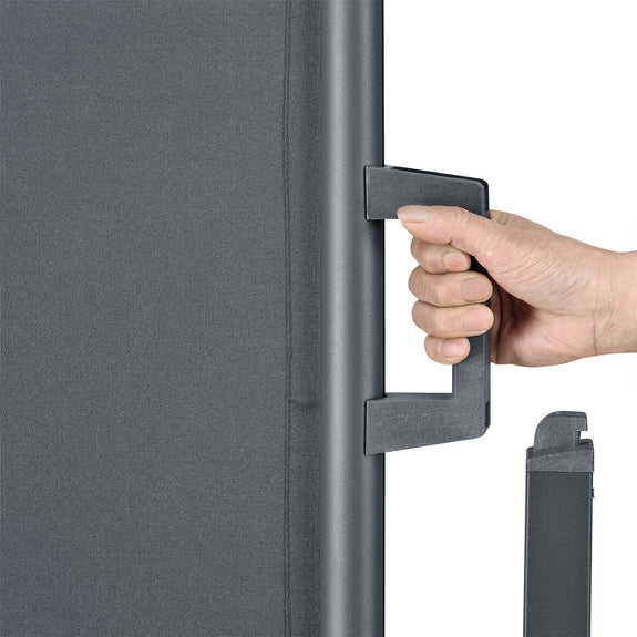 Windscherm uittrekbaar Dubai - 300 x 160 cm - Donkergrijs - Afbeelding 5