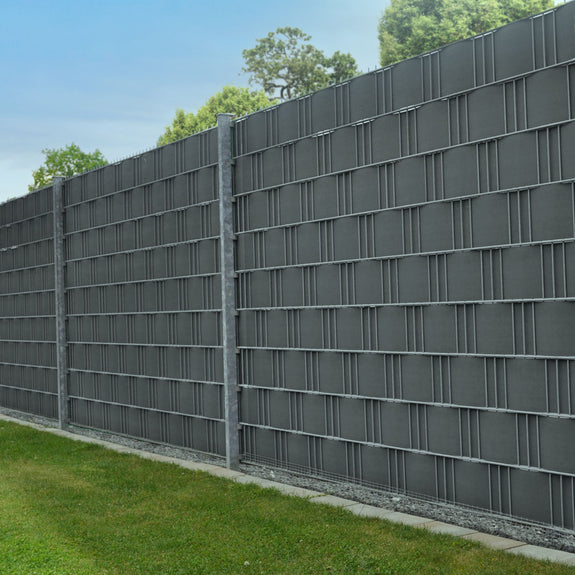 PVC Privacystrips - 1 stuk - Antraciet - Afbeelding 2