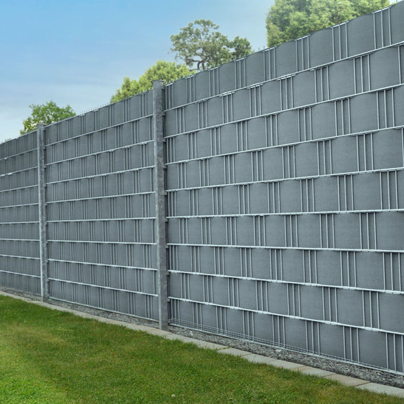 PVC Privacystrips - 1 stuk - licht grijs - Afbeelding 2
