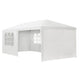 Partytent met zijwanden - 3x6 m - Wit