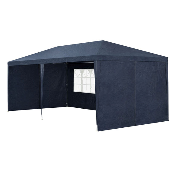 Partytent met zijwanden 3x6 m - blauw - Afbeelding 4