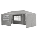 Partytent met zijwanden 3x6 m - grijs