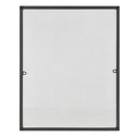 Vliegenhor / Raamhor / Hor - 80 x 100 cm - Zwart - Incl. Bevestigingsmateriaal