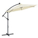 Parasol Brazil - 3,0 m - Incl. LED - Wit