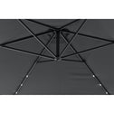Parasol Brazil - 3,5 m - Incl. LED - Donkergrijs