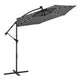 Parasol Brazil - 3,5 m - Incl. LED - Donkergrijs