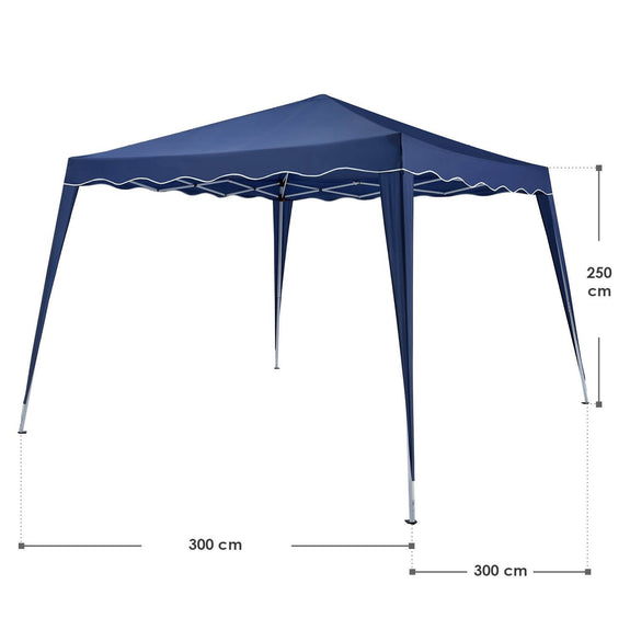 Inklapbare Partytent Vivara - 3 x 3m - Blauw - Afbeelding 14