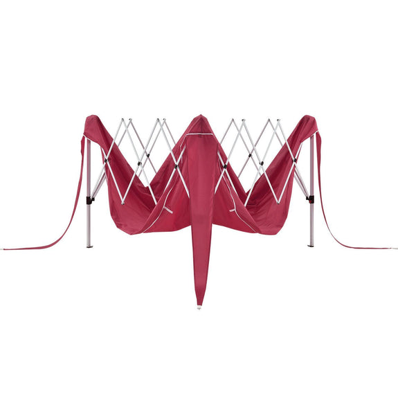 Inklapbare Partytent Vivara - 3 x 3m - Rood - Afbeelding 3