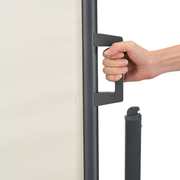Windscherm / Zonnescherm Dubai - 500 x 200 cm - Beige - Afbeelding 3