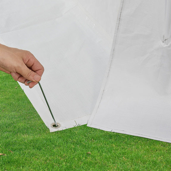 Partytent / Paviljoen Gala - 3 x 4 meter - Wit - Incl. Zijwanden & Toebehoren - Afbeelding 14