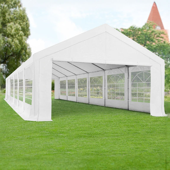 Partytent / Paviljoen Gala - 6 x 12 meter - Wit - Incl. Zijwanden & Toebehoren - Afbeelding 2