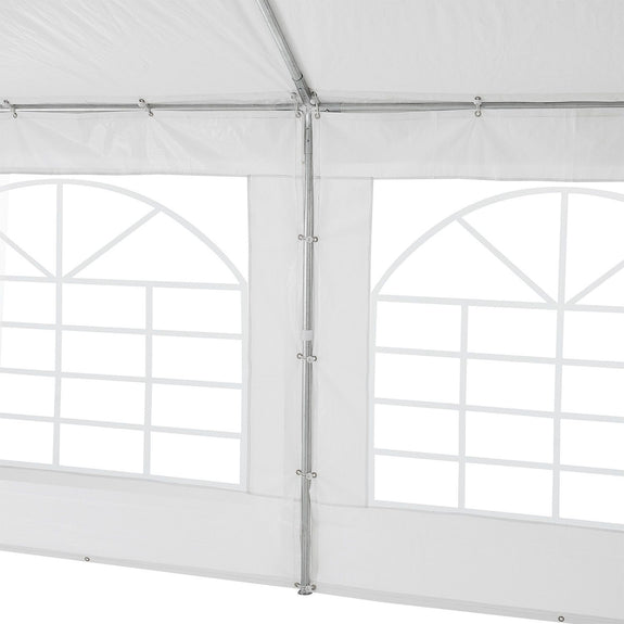 Partytent / Paviljoen Gala - 6 x 12 meter - Wit - Incl. Zijwanden & Toebehoren - Afbeelding 7
