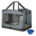 Vouwbare Hondentransportbox / Bench Lassie S - Grijs - 34x50x36 cm
