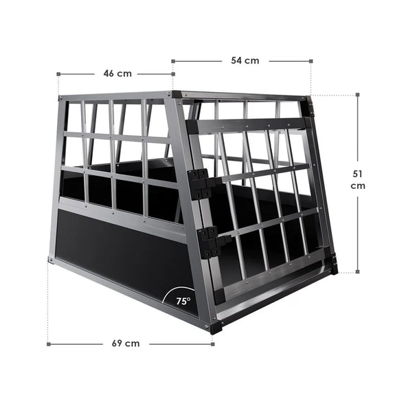 Aluminium hondentransportbox - M - Afbeelding 2