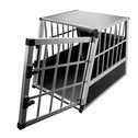 Aluminium hondentransportbox - L