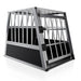 Aluminium hondentransportbox - L