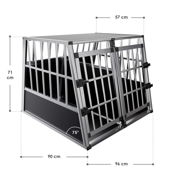 Aluminium Hondentransportbox - XL - Afbeelding 7