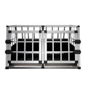 Hondentransportbox aluminium- L/X