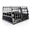 Hondentransportbox aluminium- L/X