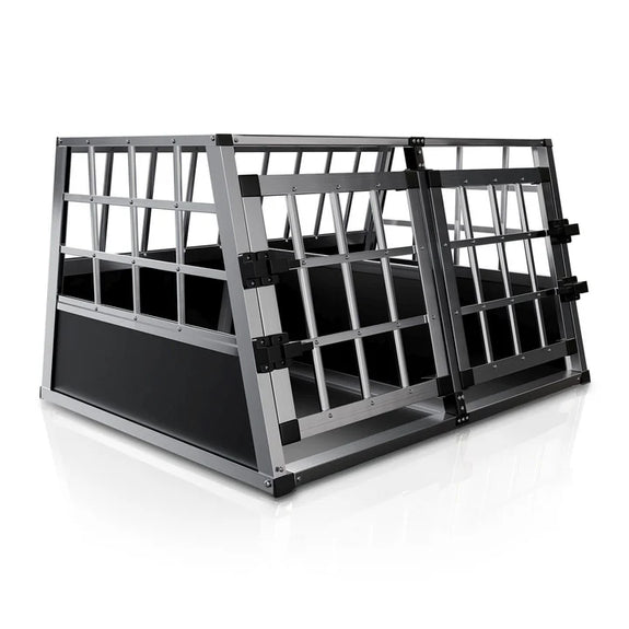 Hondentransportbox aluminium- L/X - Afbeelding 1