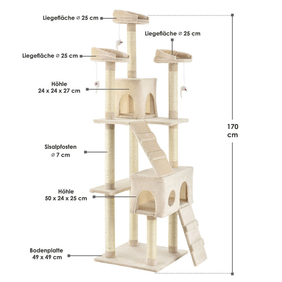 Katten Krabpaal Amy - Beige - Afbeelding 5