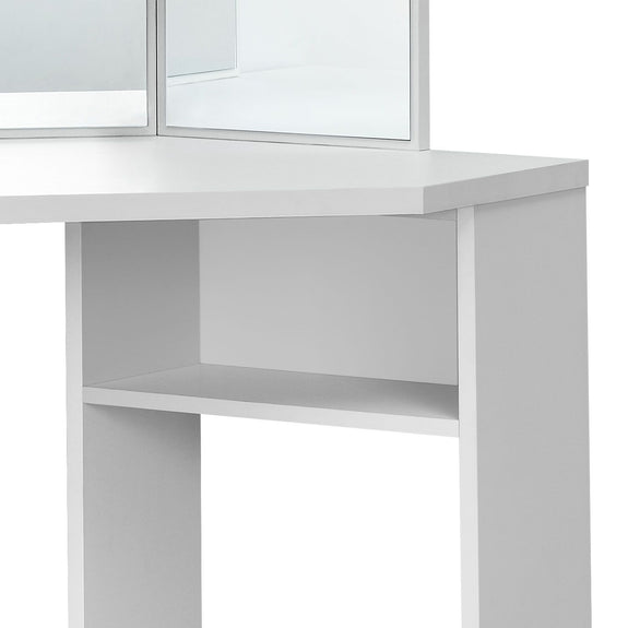 Schminktafel / kaptafel Nova - Wit - Incl. spiegel & LED Lampen - Afbeelding 5