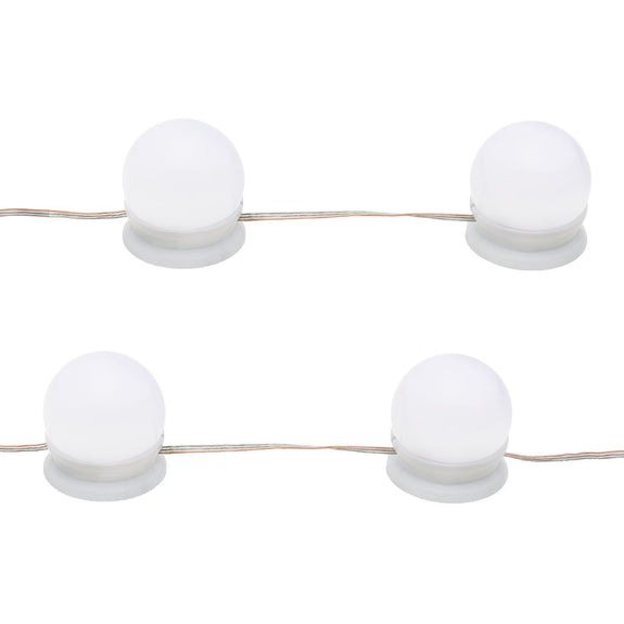 Schminktafel / kaptafel Bella - Wit - Incl. Spiegel & LED Verlichting - Afbeelding 8
