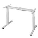 Elektrisch Verstelbaar Bureau / Sta Zit Bureau - 140 x 60 cm - Wit