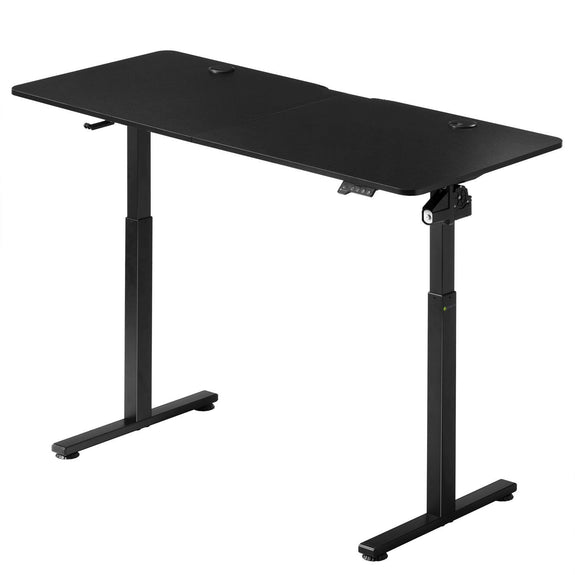 Elektrisch Verstelbaar Bureau / Sta Zit Bureau - 140 x 60 cm - Zwart - Afbeelding 3