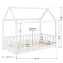Kinderbed Marli - 80 x 160 cm - Wit
