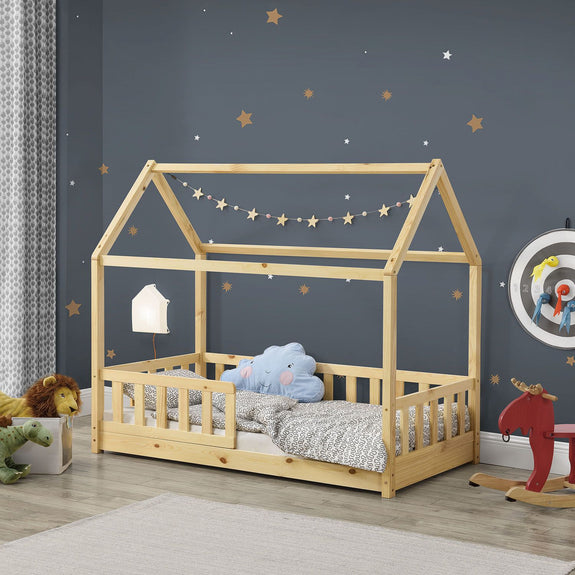 Kinderbed Marli - 80 x 160 cm - Houtkleur - Afbeelding 2