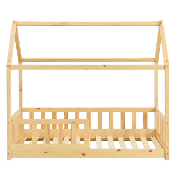 Kinderbed Marli - 80 x 160 cm - Houtkleur - Afbeelding 3
