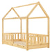 Kinderbed Marli - 80 x 160 cm - Houtkleur