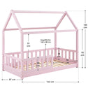 Kinderbed Marli - 80 x 160 cm - Roze