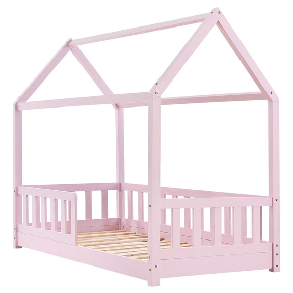 Kinderbed Marli - 80 x 160 cm - Roze - Afbeelding 1