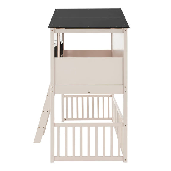 Kinderbed boerderij - 90 x 200 cm - Wit - Afbeelding 7