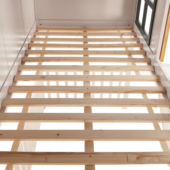 Kinderbed boerderij - 90 x 200 cm - Wit - Afbeelding 10