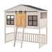 Kinderbed boerderij - 90 x 200 cm - Wit