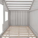 Kinderboomhutbed - 90x200cm - Wit